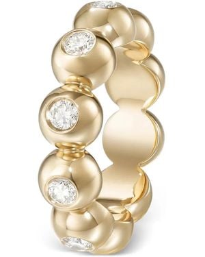 Melissa Kaye Anello A Fascia Audrey Eternity Grande - Metallizzato