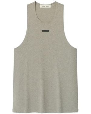 Fear Of God Essentials Logo-Patch Vest - Grey