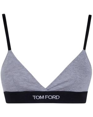 Tom Ford Modal Signature Bra - Blue