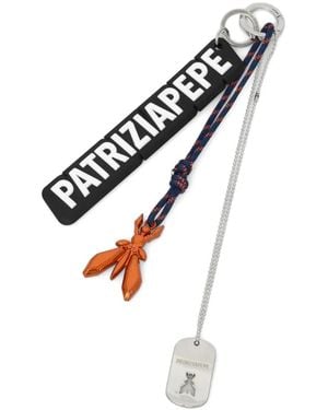Patrizia Pepe Fly Charm Keyring - Orange
