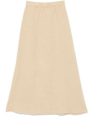 Elena Velez Cosy Midi Skirt - Natural