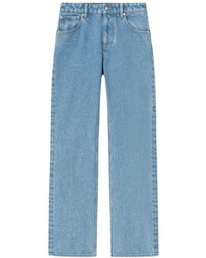 Nanushka Gwen Straight Jeans - Blauw