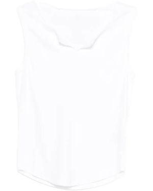 Deha Sleeveless Vest - White