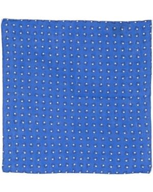 Church's グラフィック ポケットチーフ - ブルー
