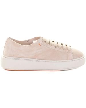 Santoni Lace-Up Sneakers - Pink