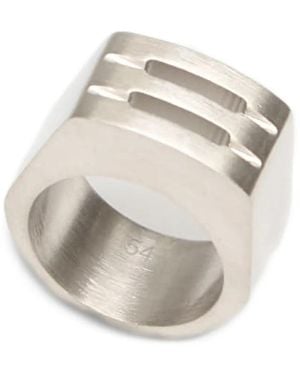 Rick Owens Grill Ring Mit Cut-Out - Weiß