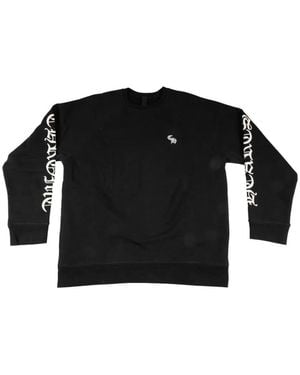 Chrome Hearts Embroidered Logo-Print Sweatshirt - Black