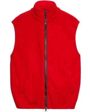 MSGM Zip-Fastenig Gilet - Red