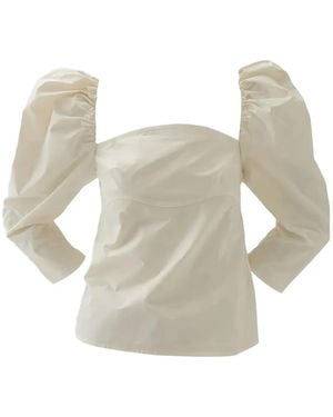 Rejina Pyo Anita Gathered Blouse - White