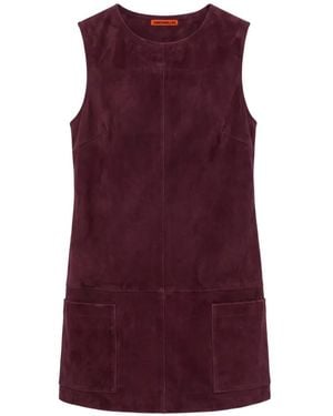 Simon Miller Delphine Pocket-Detail Mini Dress - Purple