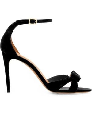 Ferragamo Vara Bow Sandals - Black