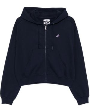 SPORT b. by agnès b. Hoodie Mit Dino-Stickerei - Blau