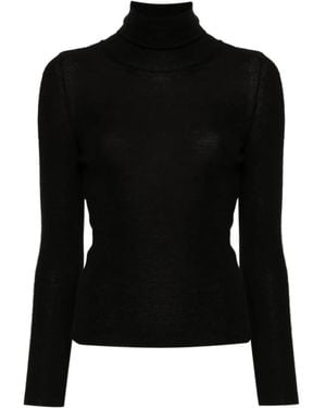 Tom Ford Silk Cashmere Turtleneck Sweater - Black