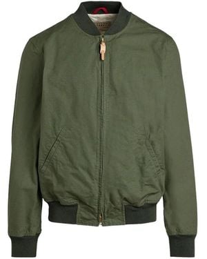 Ceccarelli Zip-Up Bomber Jacket - Green