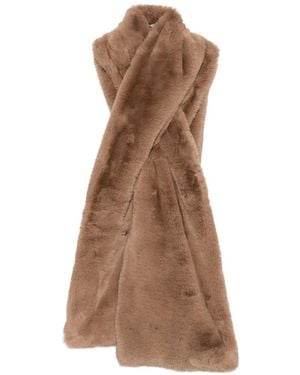 Max Mara Rectangular-Shape Scarf - Brown