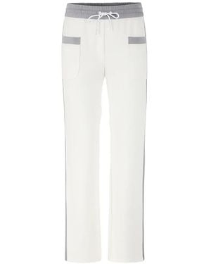 Marc Cain Washington Piped Trousers - White