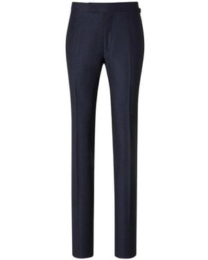 Tom Ford Traje Con Motivo Pied De Poule - Azul