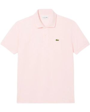 Lacoste L.12.12 Short-Sleeve Polo Shirt - Pink