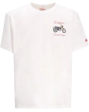Mc2 Saint Barth Curves Lover T-Shirt - White