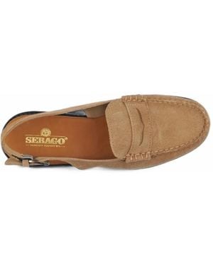 Sebago Dan Slingback Mule - White