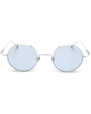 Matsuda Oval-Frame Sunglasses - White