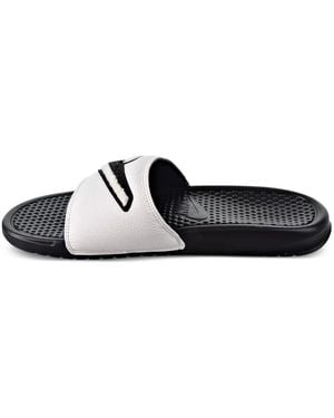 Nike Benassi Jdi Chenille /Summit" Slides - Black