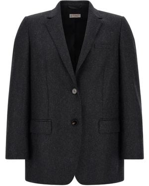 Alberto Biani Blazer Gessato America - Nero