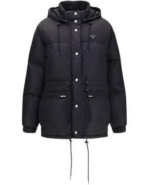 Prada Jacke Aus Daunen - Blau