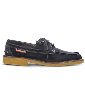 DSquared² Neoclassic Boat Shoes - Blue