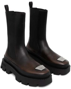 MISBHV Bottines Chelsea The 2000 À Plateforme - Noir