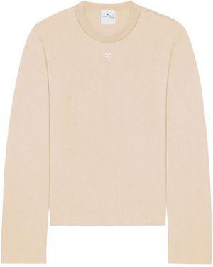 Courreges ショルダーセーター - ナチュラル