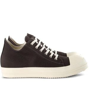 Rick Owens Lace-Up Low-Top Trainers - White