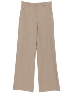 Maje Hose Mit Bügelfalten - Natur