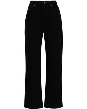 TOVE Gerade Sade High-Rise-Jeans - Schwarz