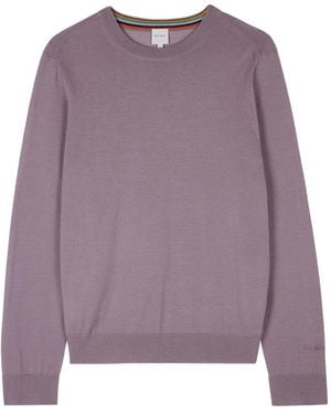 Paul Smith Long-sleeve Crew-neck Sweater - パープル
