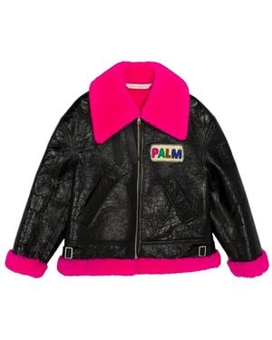 Palm Angels Giacca Con Rifinitura - Rosa