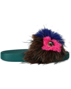 Kurt Geiger Meena Mascot Slides - Brown