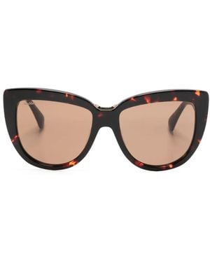 Max Mara Eyewear キャットアイ サングラス - ナチュラル