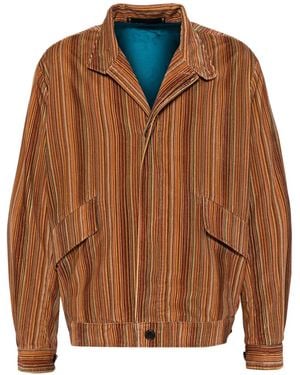 Paul Smith ストライプ ジャケット - ブラウン