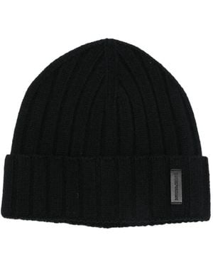 Emporio Armani Wollen Muts - Zwart