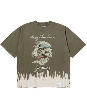 Neighborhood プリント Tシャツ - グレー