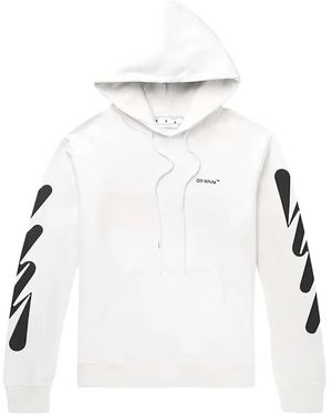 Off-White c/o Virgil Abloh Diagonal-Wave Hoodie - Grey