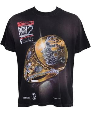 HELLSTAR Big Rings Graphic-Print T-Shirt - Black