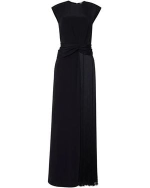 Adam Lippes Pasha Maxikleid - Schwarz