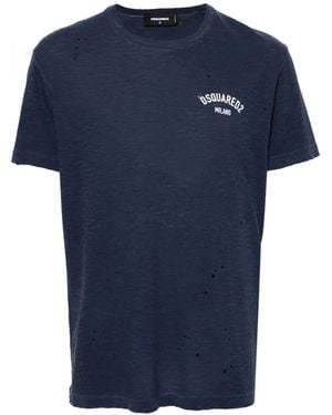 DSquared² ロゴ Tシャツ - ブルー