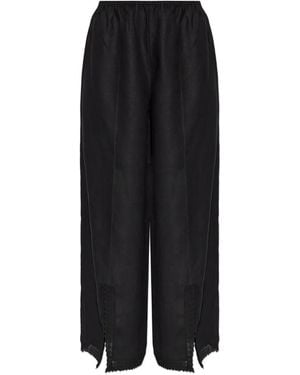 Posse Alfie Lace-Trim Pants - Black