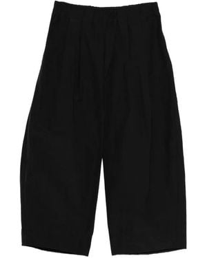 Apuntob Pantalones Plisados - Negro