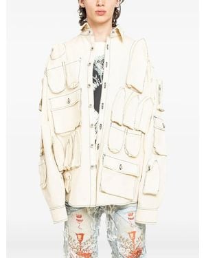 Who Decides War Pocket-Detail Jacket - Natural