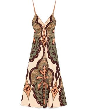 Johanna Ortiz Nuestra Tierra Midi Dress - Natural