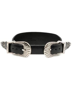 Toga Leather Bracelet - Black